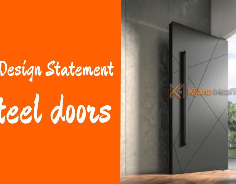 Sleek Statement Steel Doors